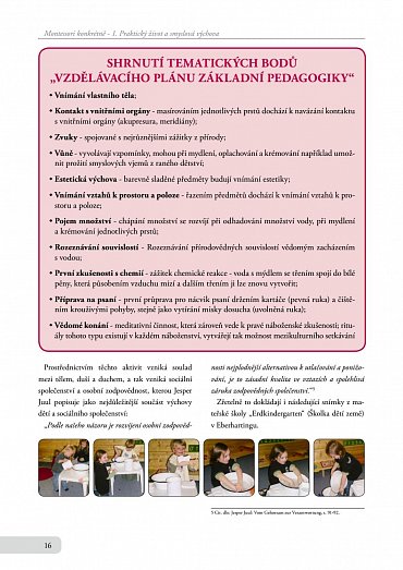 Náhled Montessori konkrétně 1 - Praktický život a smyslová výchova