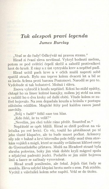 Náhled Legendy - Povídky na počest Davida Gemmella