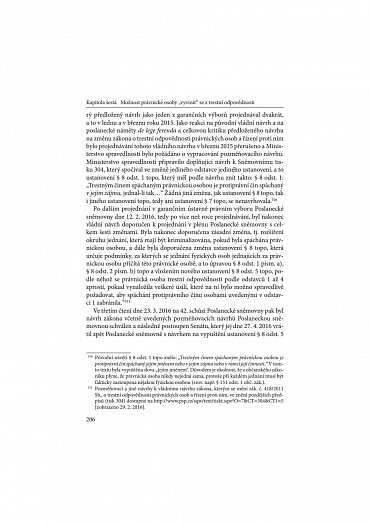 Náhled Trestní odpovědnost právnických osob v České republice - problémy a perspektivy