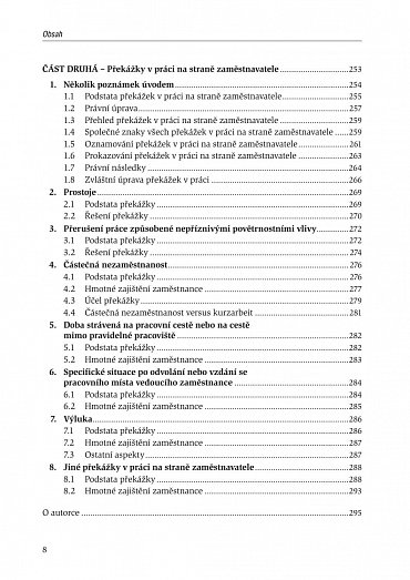 Náhled Překážky v práci na straně zaměstnance i zaměstnavatele