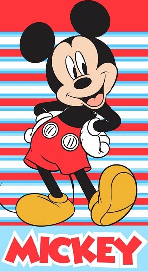 Dětská osuška Mickey Mouse Vždy s úsměvem