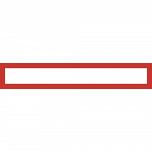 djois Magneto LEAN nadpis, A3/A2, červený, 10 ks