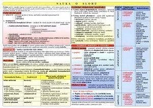 Tabulka - ČJ teorie literatury a slohu, 1.  vydání