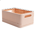 Exacompta Smart case - skládací úložný box, recyklovaný PP, MIDI, lososový