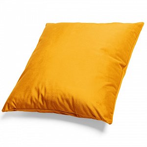 Mikroplyšový povlak na polštář 50x50 cm Hořčicový