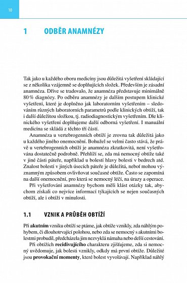 Náhled Orientační vyšetření páteře