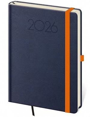 Diář 2026 denní A5 Praga - modrá