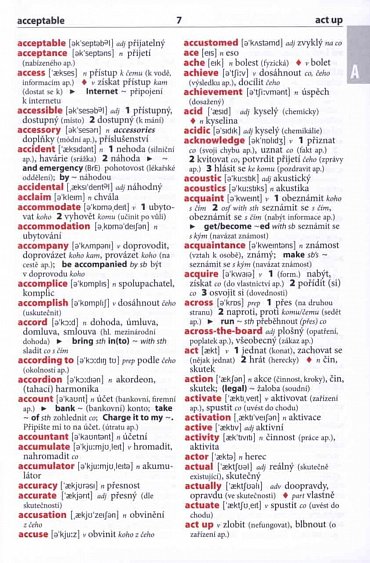 Náhled Angličtina - školní slovník AČ-ČA