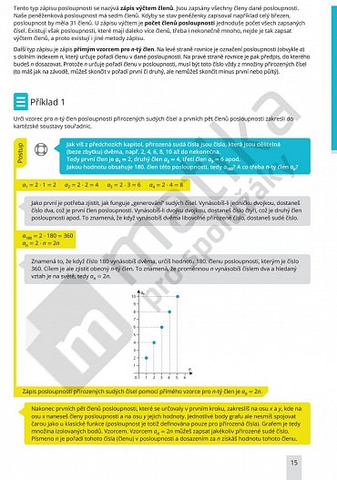 Náhled Matika pro spolužáky: Posloupnosti a řady - Učebnice