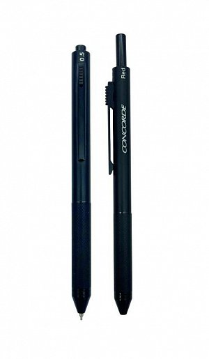 Kuličkové pero CONCORDE Chameleon 4v1 - černé tělo