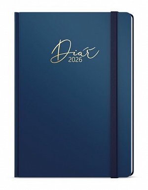 Týdenní diář 2026 Oskar Luxi A5 modrá