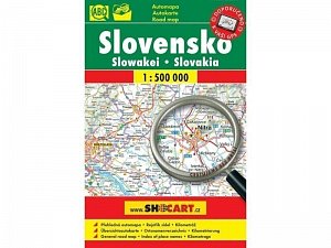 Slovensko automapa 1:500 000 (velké písmo)
