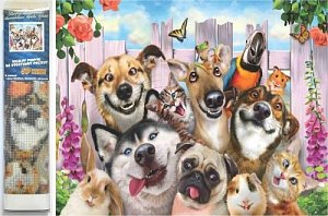 Diamantové malování Bláznivá selfie 30x40cm