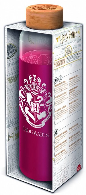 Skleněná láhev na pití s návlekem - Harry Potter 585 ml