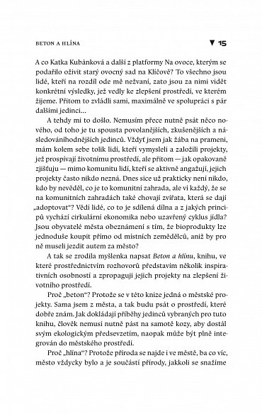 Náhled Beton a hlína - Rozhovory o šetrnosti a udržitelnosti ve městě