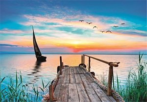 Puzzle Peace Peaceful Wind 500 dílků