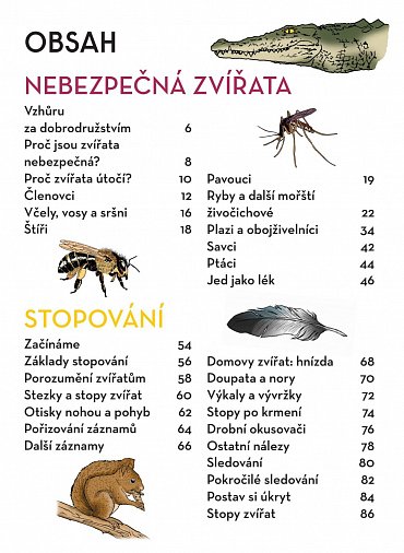 Náhled Příručka pro začínající dobrodruhy 2: Nebezpečná zvířata, nebezpečné rostliny, stopování, signalizace