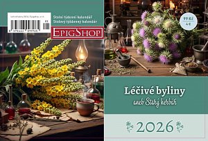 Kalendář 2026 Léčivé byliny aneb starý herbář - stolní, týdenní