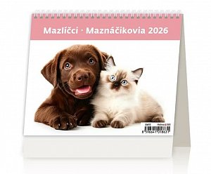 Kalendář stolní 2026 -  MiniMax Mazlíčci/Maznáčikovia