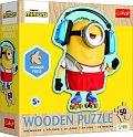 Dřevěné Puzzle 50 dílků Mimoni/Já Padouch 4 