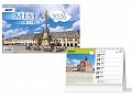 Města a obce ČR kalendář 2026 - stolní kalendář