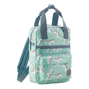 Miquelrius mini batoh/taška Zebra, 7 l, 3 kapsy, rPET, mix barev