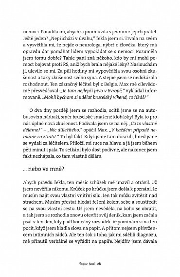 Náhled Bonjour, živote. Cesta, která mě naučila žít s roztroušenou sklerózou