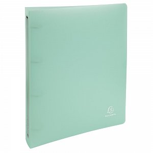 Exacompta 4kroužkový pořadač Chromaline Pastel, A4 maxi, hřbet 40 mm, PP, zelený