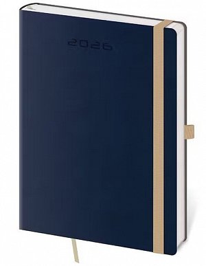 Diář 2026 týdenní A5 Flexies - tmavě modrá