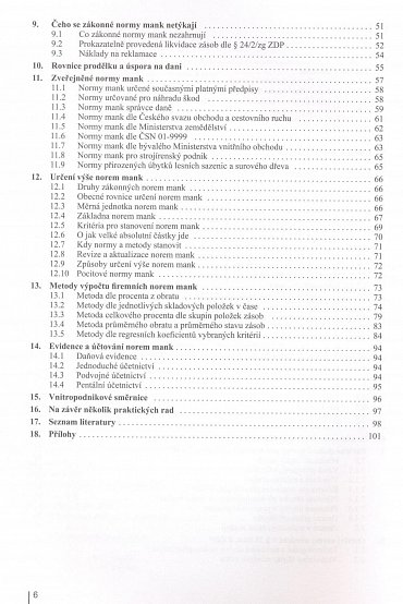 Náhled Normy mank přirozených úbytků, úhynů zvířat a ztratného zásob - Praktický návod s podklady na jejich určení