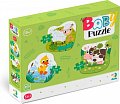 Baby puzzle Zvířátka ze statku 3v1 (2,3,4 dílků)