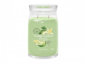 YANKEE CANDLE Vanilla Lime svíčka 567g / 2 knoty (Signature velký)