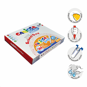 Carioca fixy Baby 2+, kulatý hrot, box ,144 ks, mix barev