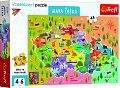 Trefl Puzzle Mapa České republiky / 44 dílků