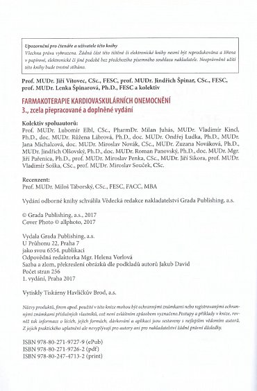 Náhled Farmakoterapie kardiovaskulárních onemocnění