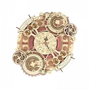 Puzzle 3D Nástěnné hodiny Zodiac/168 díl