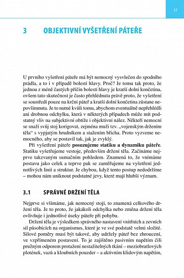 Náhled Orientační vyšetření páteře