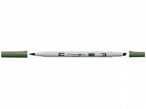 Tombow Oboustranný štětcový lihový fix ABT PRO - dark olive
