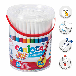 Carioca fixy Joy, 100 ks, mix barev