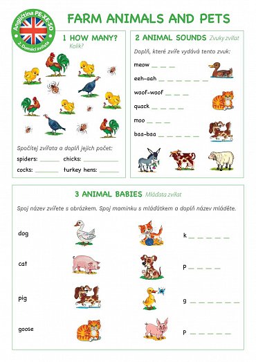 Náhled Angličtina PE-XE-SO 2. Domácí zvířata / Krabicová hra