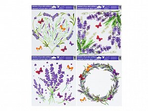 Okenní fólie 30 x 30cm - levandule
