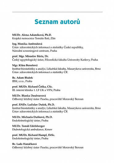 Náhled Diabetologie 2021