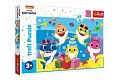 Trefl Puzzle Baby Shark - Oslava / 24 dílků MAXI