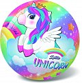 Míč Malý jednorožec/Little unicorn nafouknutý 14cm v síťce