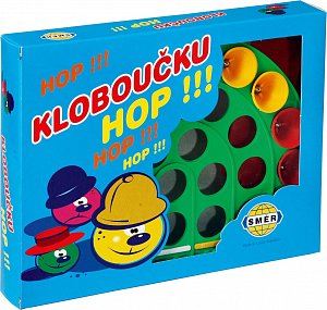 Kloboučku, hop! - společenská hra v krabici, 1.  vydání