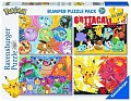 Puzzle Pokémon 4x100 dílků