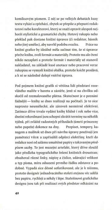 Náhled Knihy a typografie