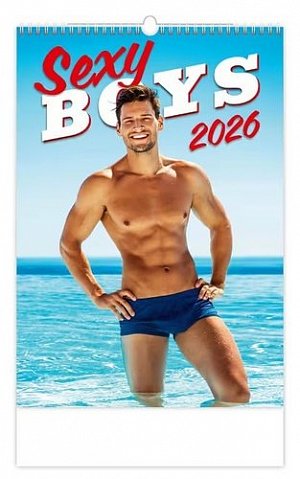 Kalendář nástěnný 2026 - Sexy Boys