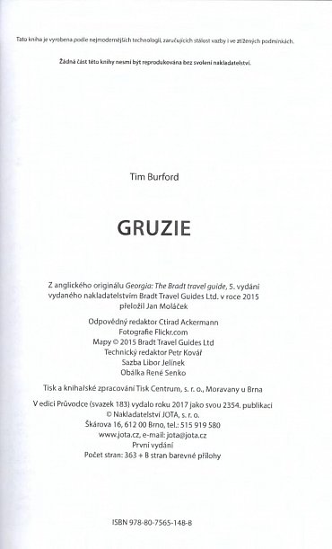 Náhled Gruzie - Turistický průvodce