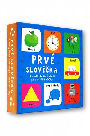 Prvé slovíčka 9 malých knižočiek pre malé ručičky